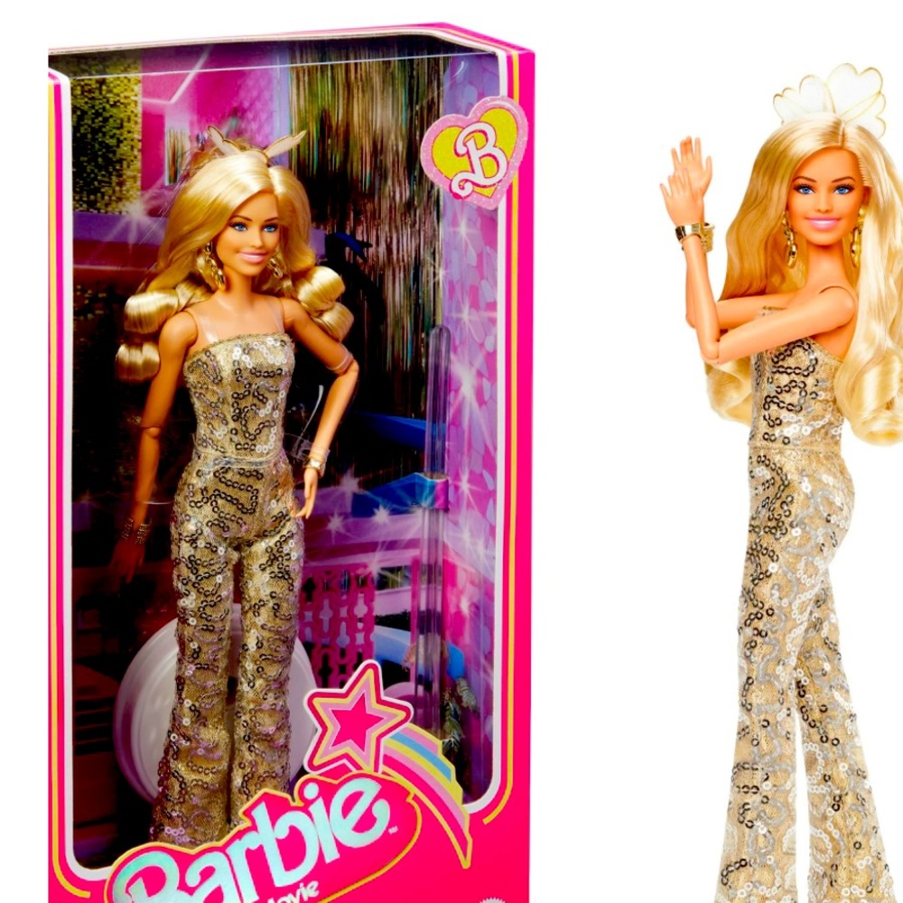 Collectible Barbie Movie Margo Robbie 2023 Disco Doll! NIB